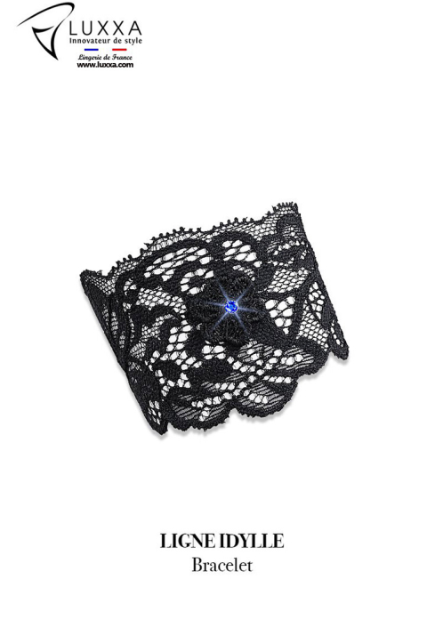 Luxxa Blue Rhinestone Bracelet